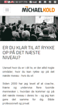Mobile Screenshot of michaelkold.dk